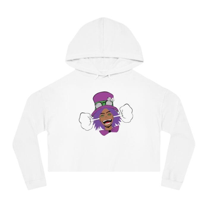 Cropped Hooded Sweatshirt - Image 4